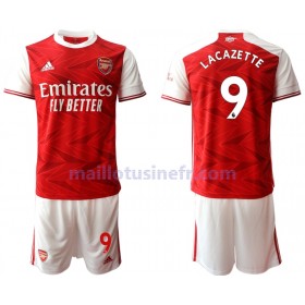 Maillot de Foot Arsenal Alexandre Lacazette 9 Domicile 2020-21 - Enfant